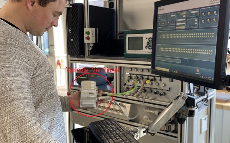 Prüftechnik: Automatische Endprüfung | VTS-Prüfstand